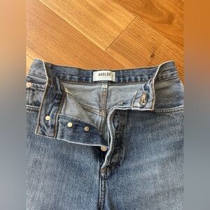 AGOLDE straight leg high rise jeans